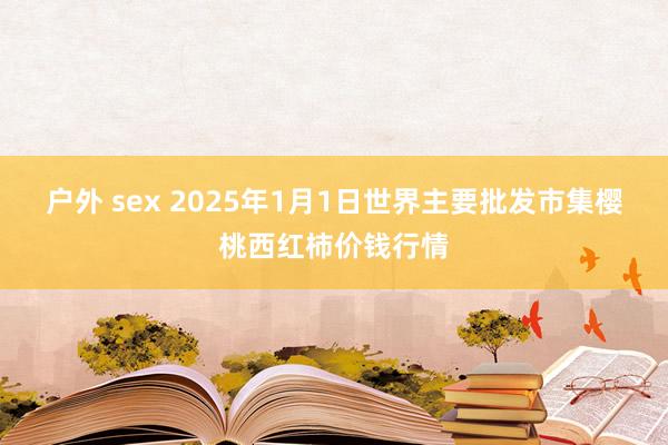 户外 sex 2025年1月1日世界主要批发市集樱桃西红柿价钱行情
