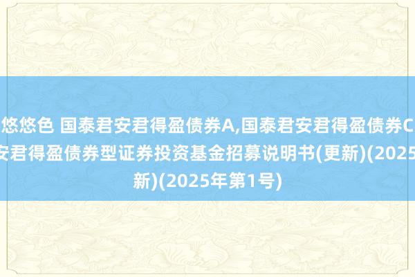 悠悠色 国泰君安君得盈债券A，国泰君安君得盈债券C: 国泰君安君得盈债券型证券投资基金招募说明书(更新)(2025年第1号)