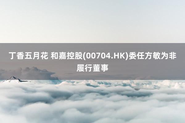 丁香五月花 和嘉控股(00704.HK)委任方敏为非履行董事